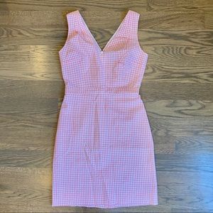 J Crew - Pink Gingham Dress